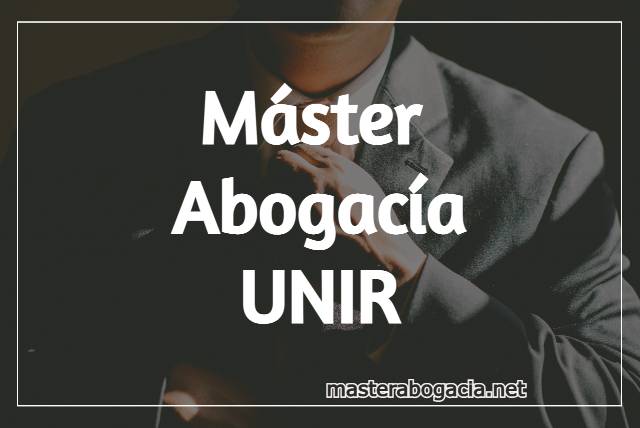 Estudiar Master de Acceso a la Abogacia UNIR