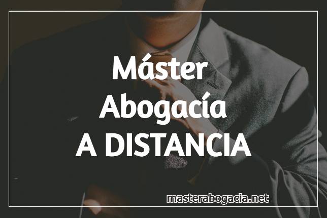 Estudiar Master en Abogacia a distancia