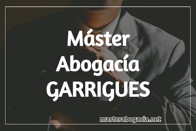 Estudiar Master de Acceso a la Abogacia en Centro de Estudios Garrigues