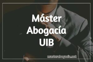 Máster abogacía UIB